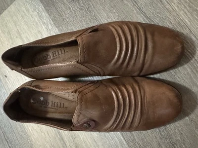 Vestido sin cordones Cobb Hill Adele de cuero marrón almendra para mujer 8 M New Balance Foto 1 de 4