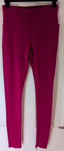 LADIES SNAG SQUAT PROOF LEGGINGS SIZE D UK 12-14 RASPBERRY PIE DEEP PINK ** - Picture 1 of 3