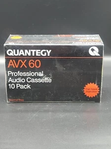Quantegy AVX 60 Professional Audio Cassette 10 Pack High Speed Duplication... - Picture 1 of 6