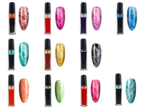 8ml Ink Color IN FINELINERFLASCHE MIT SCHMALEN PINSEL! – Nailart Farben. RABATTE - Bild 1 von 12