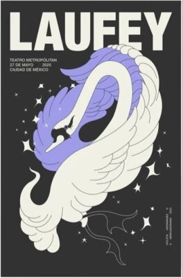 Laufey Teatro Metropolitan May 27 2025 Tour Poster, Music Wall Decor Poster - Image 1 of 4