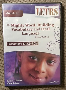 Letrs Module 4 [CD-ROM] The Mighty Word Building Vocabulary & Oral Language - Picture 1 of 2