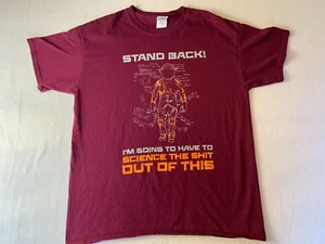 Stand Back I’m Going to Have to Science The Shi%  Out of This T Shirt LG - Picture 1 of 9