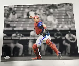 Ivan Rodriguez Texas Rangers Signed Autographed 14x11 Photo JSA - Picture 1 of 2
