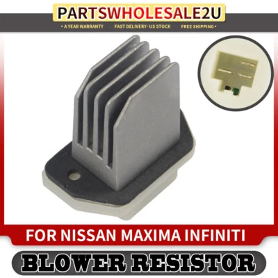 Resistencia del motor del soplador de aire acondicionado para Nissan Pathfinder 1996-2004 Máxima Infiniti G20 Foto 1 de 4