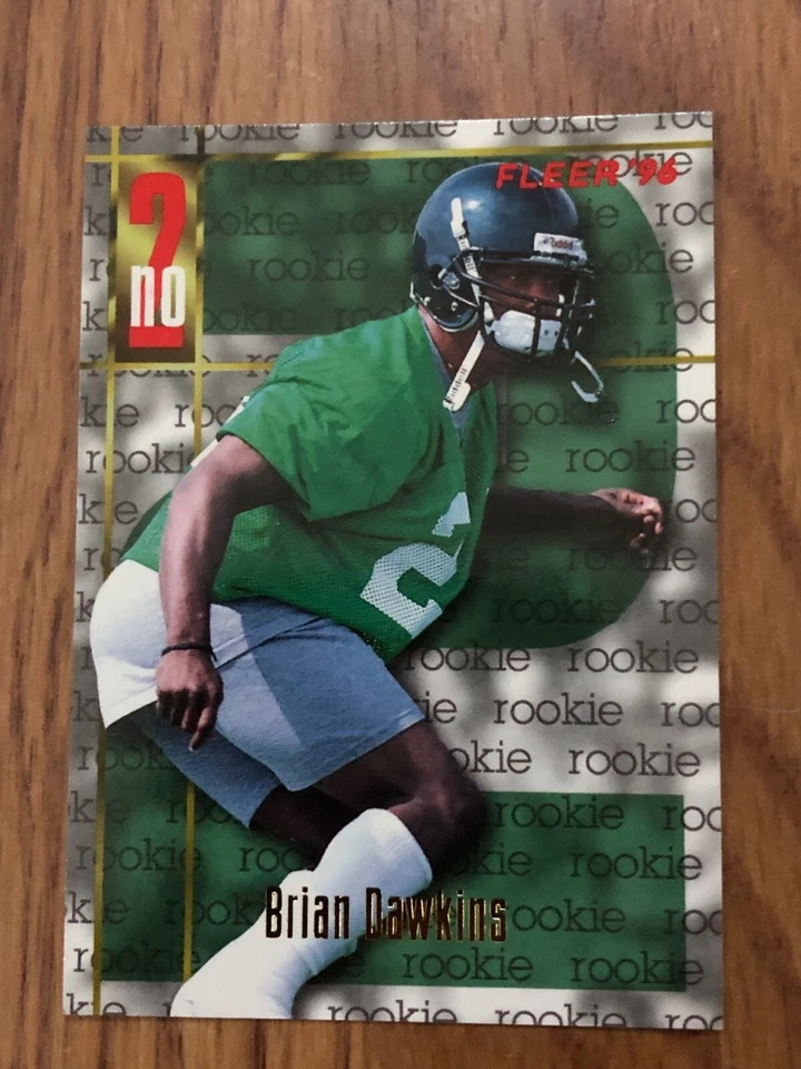 Brian Dawkins 1996 Fleer Rookie Card RC #150 - Philadelphia Eagles - QTY - Image 1 of 1