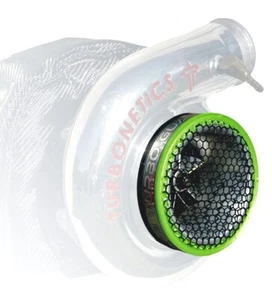 4" Turbo-Guard Ultra Green Apple Pearl Screen Filter T4 Garrett Precision 6766 - Foto 1 di 1