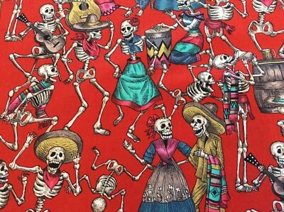 Alexander Henry Fiesta de Los Muertos, Mexicano, Día de Muertos esqueleto, por POR Y Foto 1 de 2