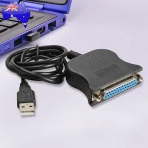 USB To 25 Pin DB25 Female Print Converter Cable Cord Parallel Port Cable - Afbeelding 1 van 5