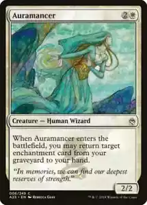AURAMANCER X 4 N/M- MASTERS 25 MAGIC THE GATHERING - Picture 1 of 1