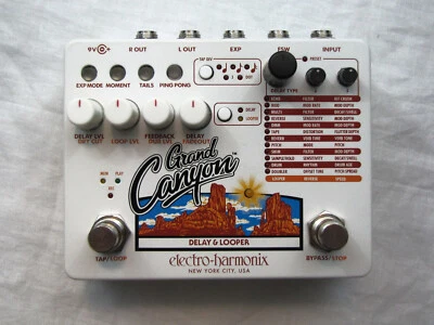 Used Electro-Harmonix EHX Grand Canyon Delay and Looper Guitar Pedal - Image 1 of 3