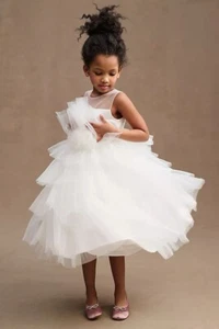 NWT Anthropologie Princess Daliana Tulle Flower Girl Communion Dress 4T $198 - Picture 1 of 9