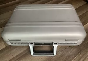Vintage Zero Halliburton Attache Briefcase Combination Lock Aluminum USA - Picture 1 of 13