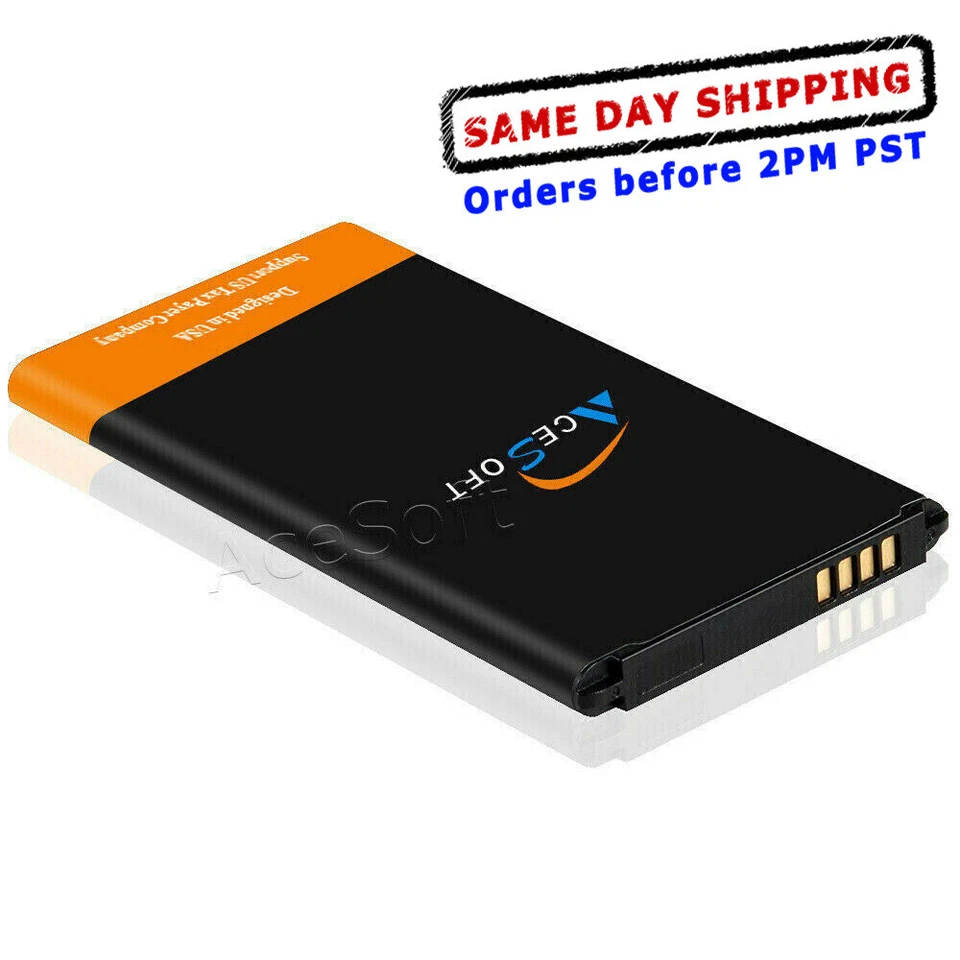 AceSoft 6820mAh Battery BG900BBC for Samsung Galaxy S5 i9600 G900V G900A G900T - Imagem 1 de 1