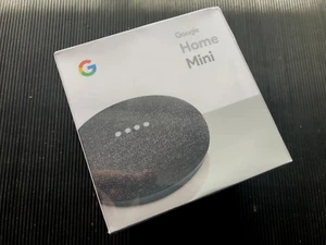 NIB Google Home Mini Smart Assistant - Charcoal GA00216-US New In Box - Picture 1 of 6