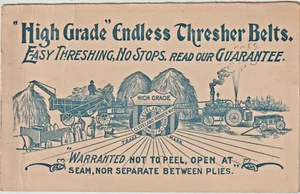 1ct grant GPC w/blue color rev Advt CLEVELAND RUBBER WORKS Threasher belts (h82) - Picture 1 of 2