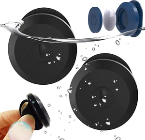 2 Pack Waterproof Airtag Sticker Mount with 3M Adhesive Sticker Silicone Hidden  - Picture 1 of 12