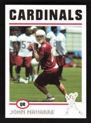 2004 Topps Collection #338 John Navarre Rookie Arizona Cardinals - Image 1 of 2