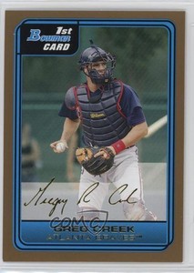 2006 Bowman Prospects Gold Greg Creek #B48