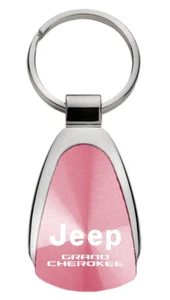 Jeep Grand Cherokee Tear Drop Key Ring (Pink) - Bild 1 von 2
