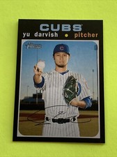 2020 Topps Heritage Yu Darvish SP #475 Chicago Cubs 