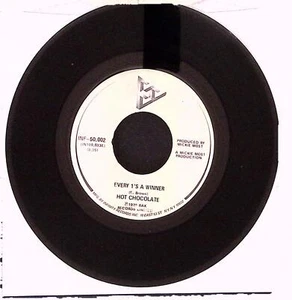 HOT CHOCOLATE POWER OF LOVE/EVERY 1'S A WINNER RAK RECORDS VINYL 45 VG 40-37 - Picture 1 of 2
