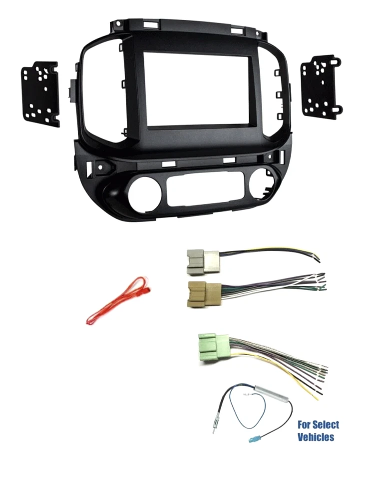 Kit de tablero de radio 2 Din combo de cables para algunos Chevrolet Colorado GMC Canyon 2015-2018 Foto 1 de 1