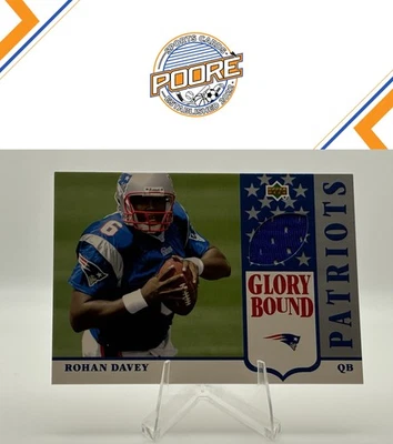 Football 2002 UD Authentics Rohan Davey #GBJ-RD MEM MEM - Image 1 of 2