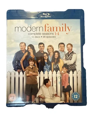 Modern Family: Complete Seasons 1-4 (Blu-ray Disc, 2013, 12-Disc Set) - Image 1 of 3