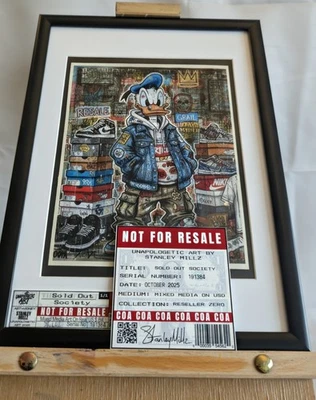 Sociedad agotada - Stanley Millz - Billetes de dólar reales de Estados Unidos - medios mixtos 1/1 artista Foto 1 de 2