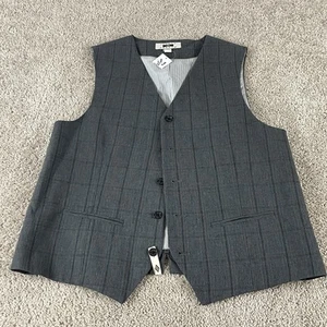 Joseph Abboud Waistcoat Vest Mens Medium Linen Blend Formal Business NEW T654 - Picture 1 of 8