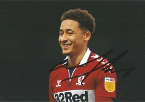 MIDDLESBROUGH: MARCUS TAVERNIER SIGNED 6x4 ACTION PHOTO+COA - Picture 1 of 1