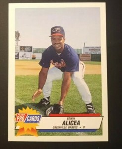 1993 Greenville Braves Edwin Alicea #355