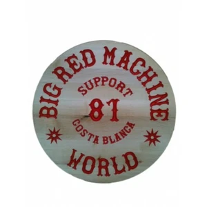 49 Hells Angels Letrero de madera con soporte grabado 81 Costa Blanca World 35 cm. - Imagen 1 de 2
