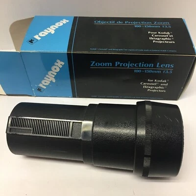 Raynox Projection Lens 100-150mm (4-6") Zoom F3.5 FF Kodak Carousel Ektagraphic - Image 1 of 3