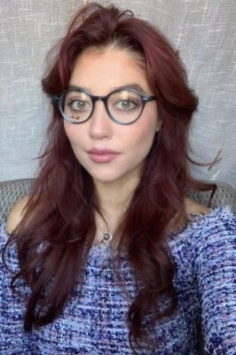 Nuevas monturas para gafas Ray-Ban RB 718 822 48 mm redondas azules para mujer 48-19-145. Foto 1 de 4