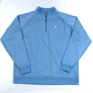 FootJoy Sweater Mens XXL Cape Fear Country Club Golf FJ Performance Blue 1/4 Zip - Picture 1 of 13