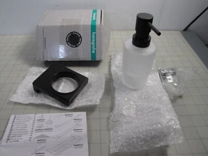 Hansgrohe 41745670 AddStoris Wall Mount Liquid Soap Dispenser Matte Black NEW - Picture 1 of 4