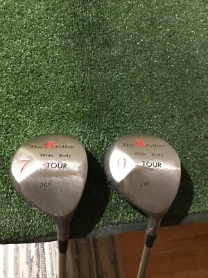 USA Tour Ladies The Brother Wide Body Woods Set (7W & 9W) EQ Graphite Shafts - Image 1 of 4