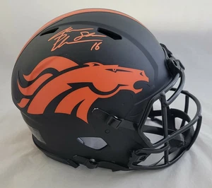 JAKE PLUMMER SIGNED BRONCOS ECLIPSE SPEED AUTHENTIC HELMET BECKETT COA - Picture 1 of 5