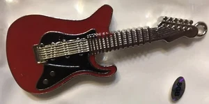 Guitarra Eléctrica Metal 8 GB USB 2.0 Flash Memory Stick Pen Drive Disco Rojo y Negro - Imagen 1 de 12