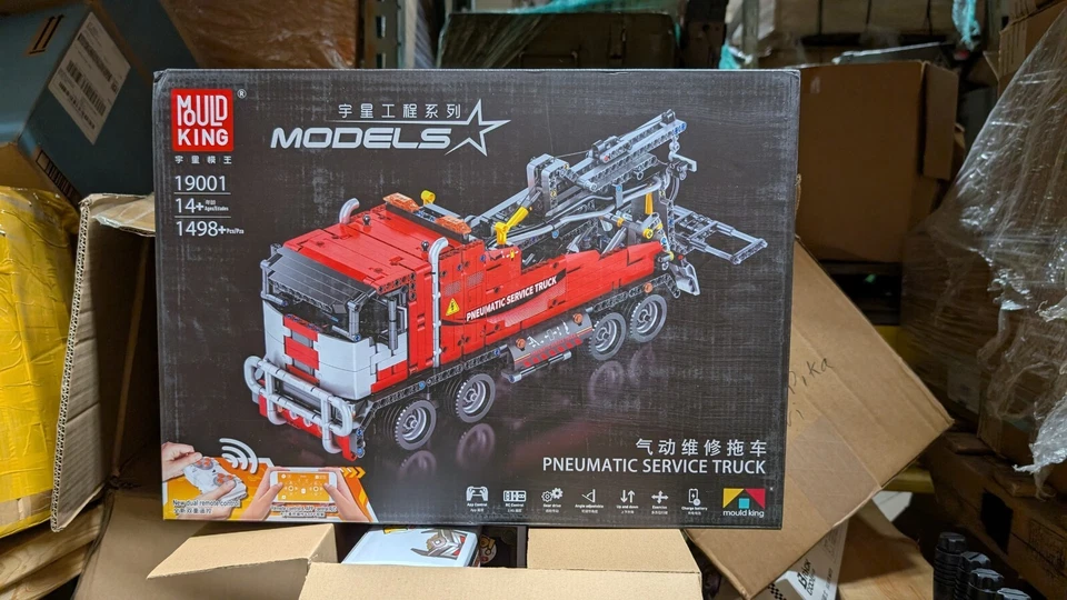 MOULD KING 19001 No. Tow Truck 1498+ Pieces AGES 14+ - Image 1 of 1