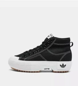 adidas Originals Nizza Trek Black White - Women's Shoes Size US 8.5 GZ8857 NEW - Picture 1 of 15