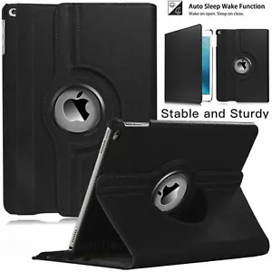 Case For iPad MINI 2024 (A17 Pro) Rotating 360 Leather Folio Shockproof Cover - Picture 1 of 25