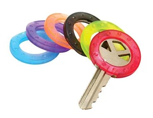 Bandas identificador abrazador de llaves Baumgartens 6 colores/paquete 31710 código de color tus llaves - Imagen 1 de 5