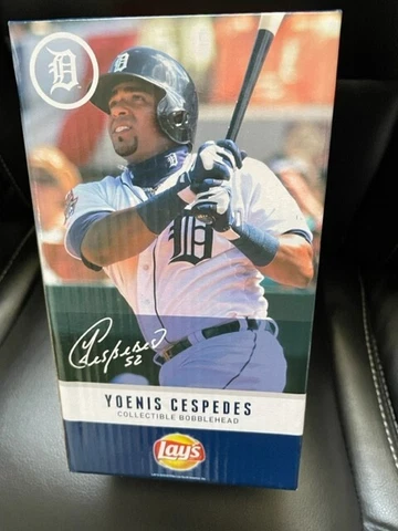 Detroit Tigers Yoenis Cespedes SGA bobblehead NIB 07/01/2015 Mets Cuba Cover