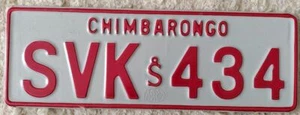 Chile License Plate CHIMBARONGO SVK-434 - Picture 1 of 1