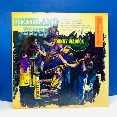 Record vinyl 33 RPM album cover sleeve vtg Lp 12" Dixieland Blues Johnny Maddox  - Image 1 of 2