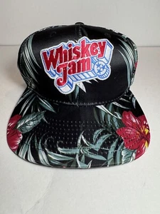 Whiskey Jam Nashville Tennessee Snapback Hawaiian Hat Cap - Picture 1 of 5