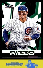 2021 Topps Fire Anthony Rizzo    #21 Chicago Cubs